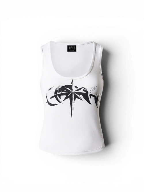 TBHNP Luminous Dawn women's bodycon tank top — streetwear fitted tank