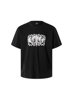 TBHNP Luminous Dawn baroque embroidered cotton t-shirt — men's streetwear graphic tee