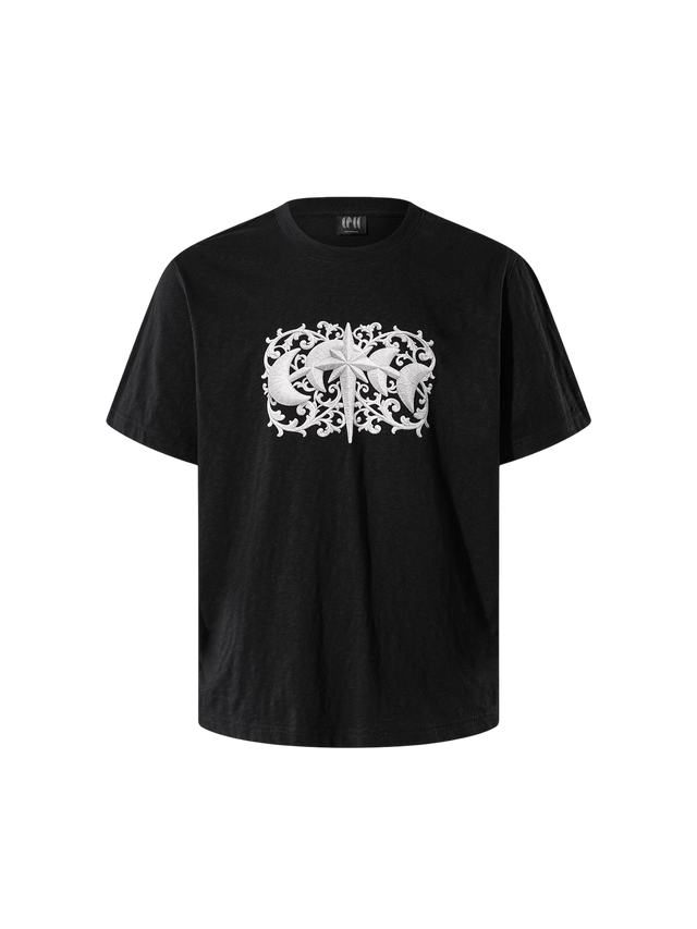 BAROQUE EMBROIDERED T-SHIRT