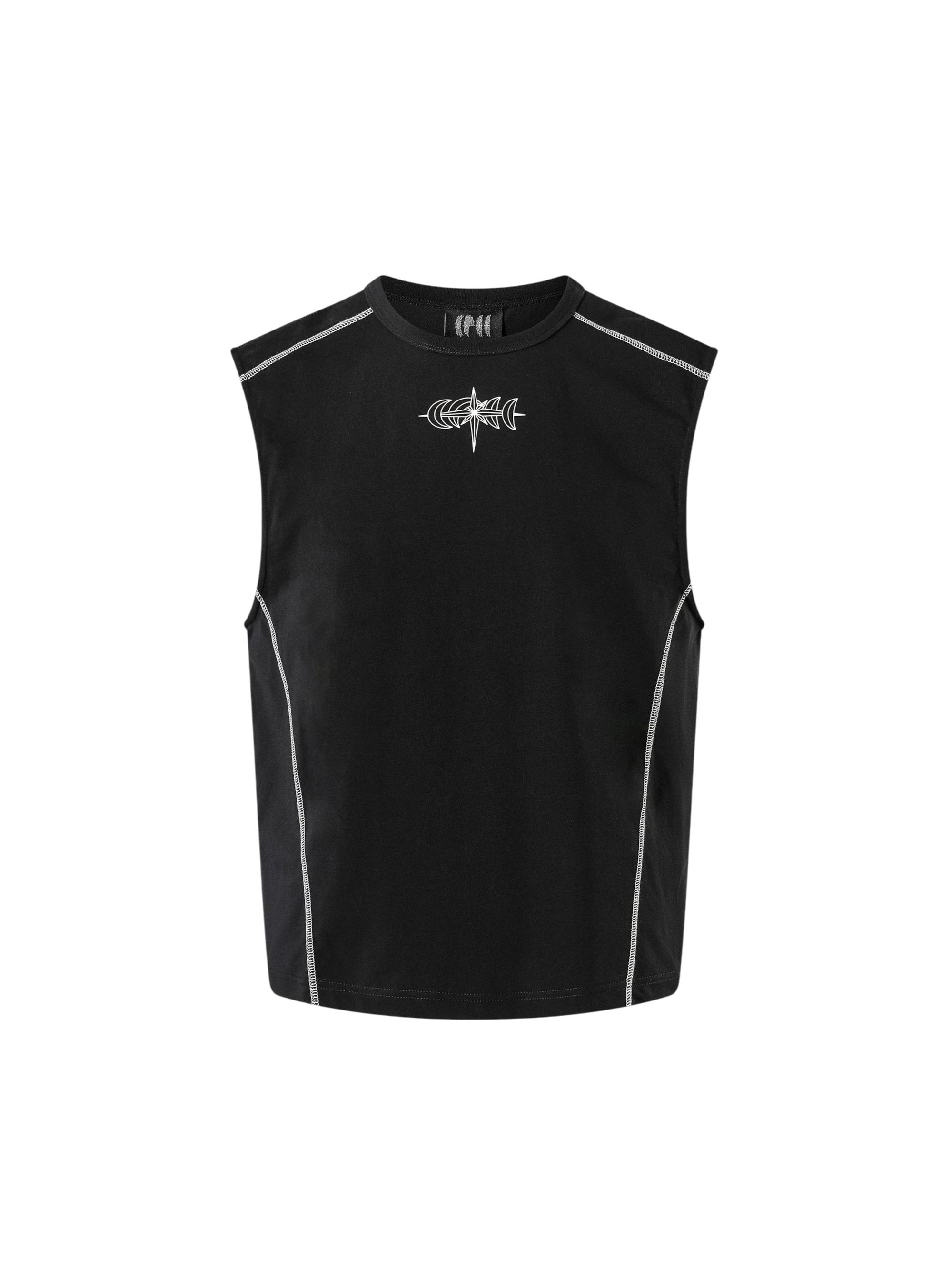 TBHNP Luminous Dawn double-headed eagle sleeveless cotton tee — men's streetwear tank top