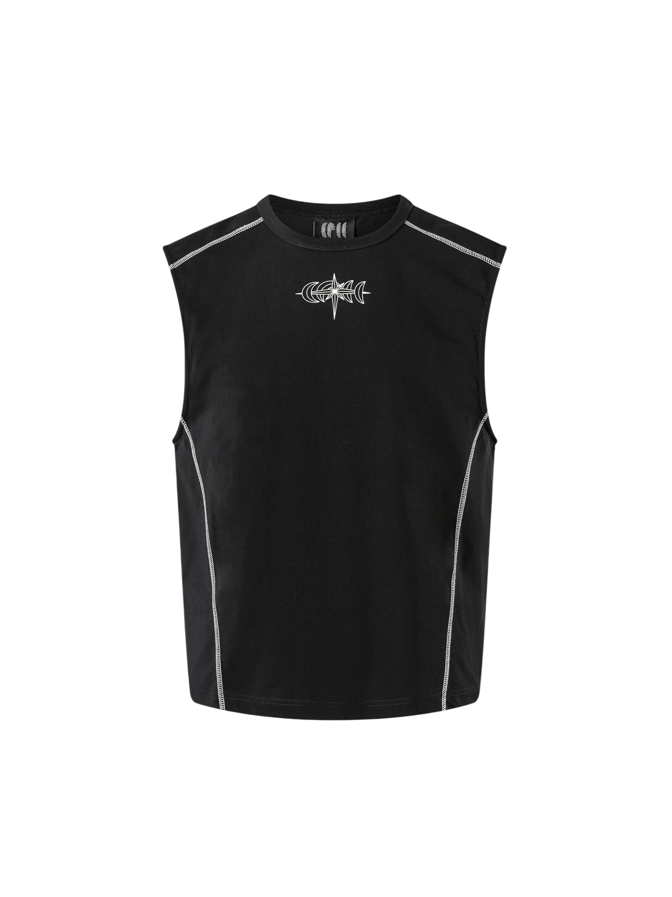 TBHNP Luminous Dawn double-headed eagle sleeveless cotton tee — men's streetwear tank top