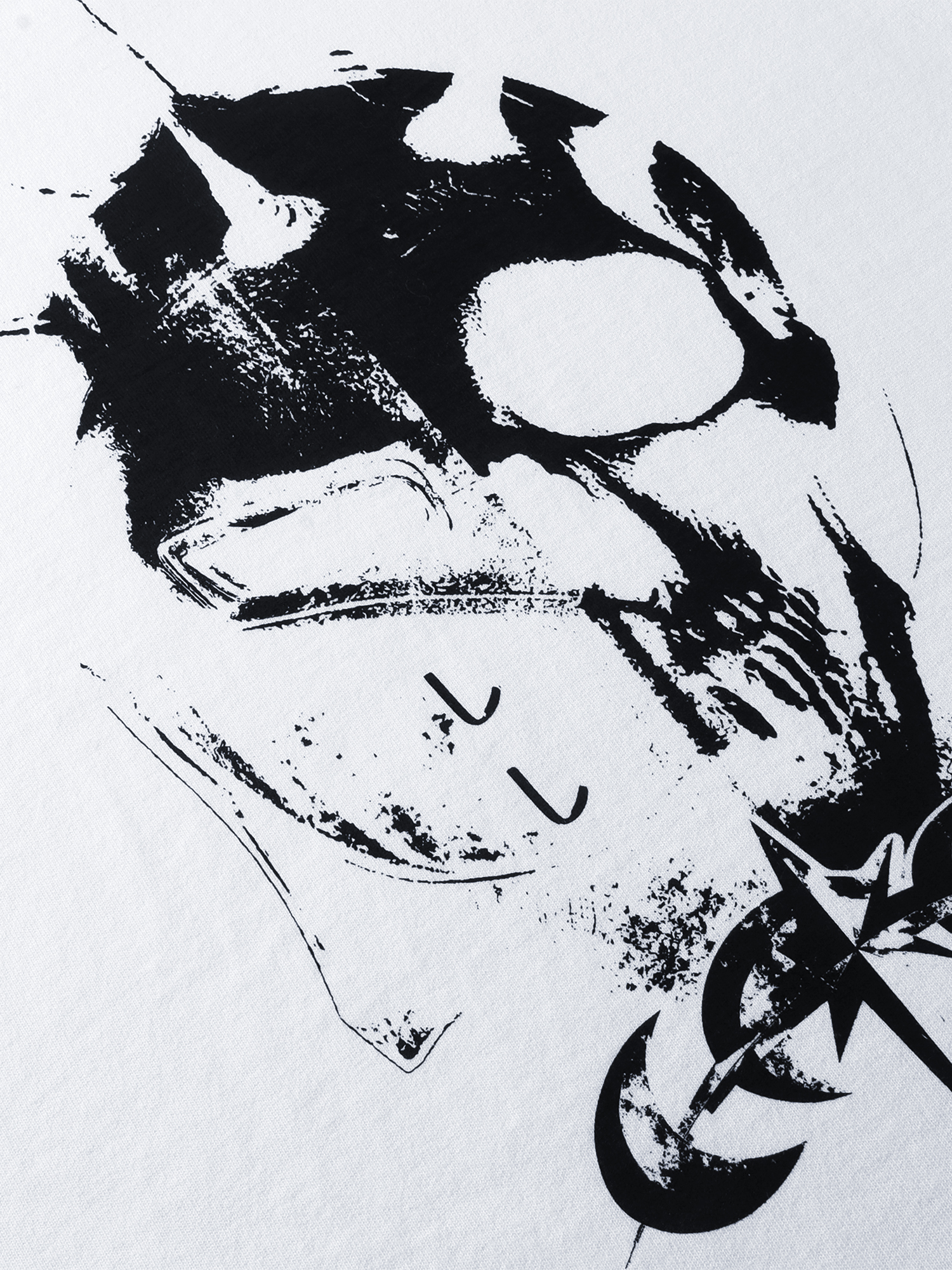 LUMINOUS DAWN GHOST&KNIGHT DISTRESSED S/S TEE