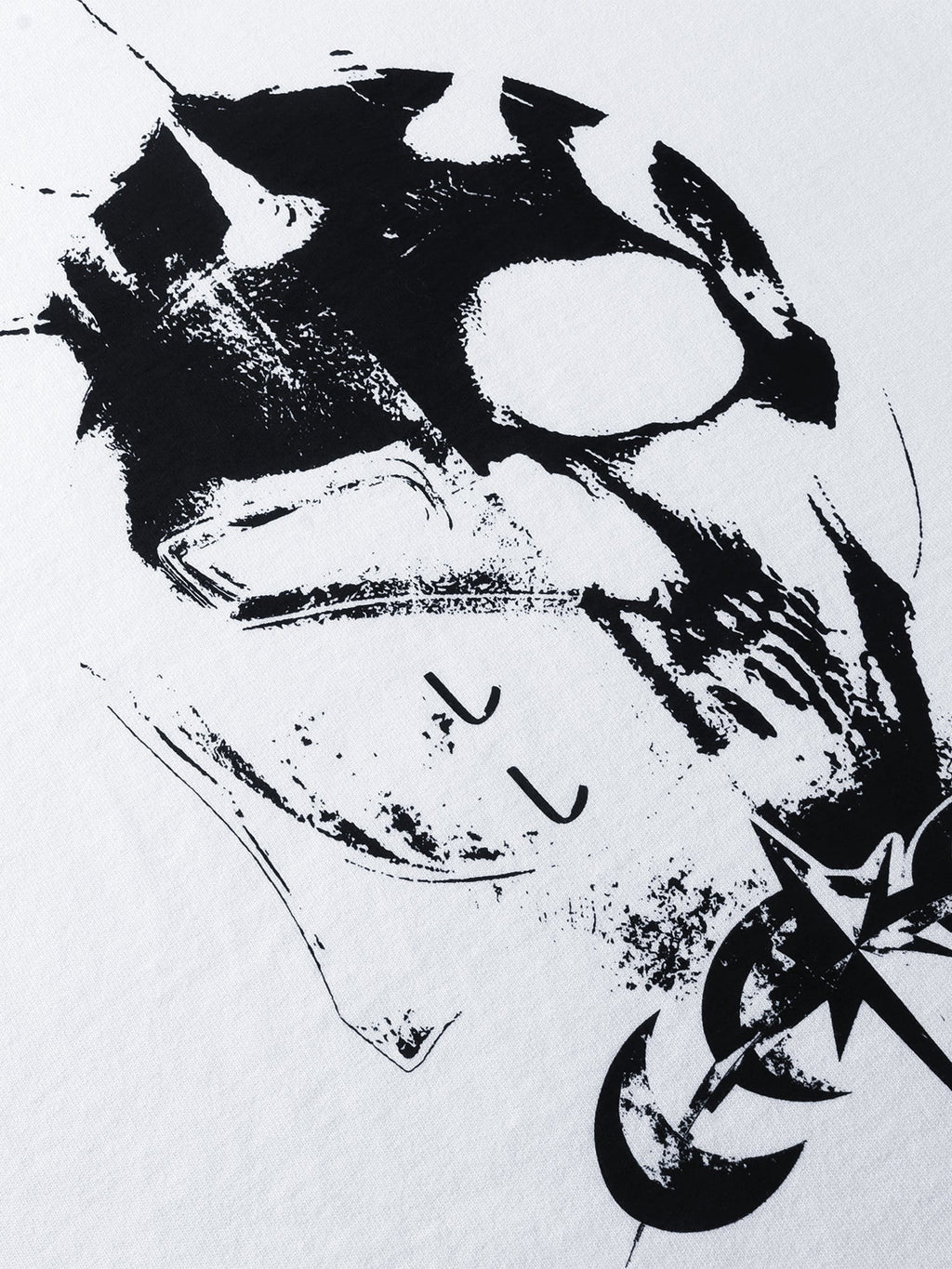 LUMINOUS DAWN GHOST & KNIGHT DISTRESSED T-SHIRT