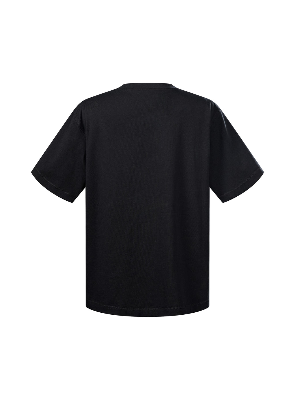 LUMINOUS DAWN STAR EMBROIDERY PATCH&RHINESTONE S/S TEE