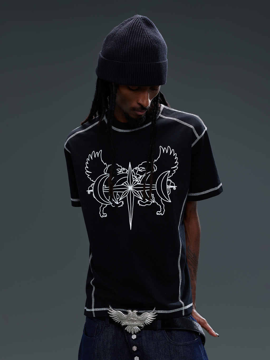 LUMINOUS DAWN DOUBLE-HEADED EAGLE S/S TEE