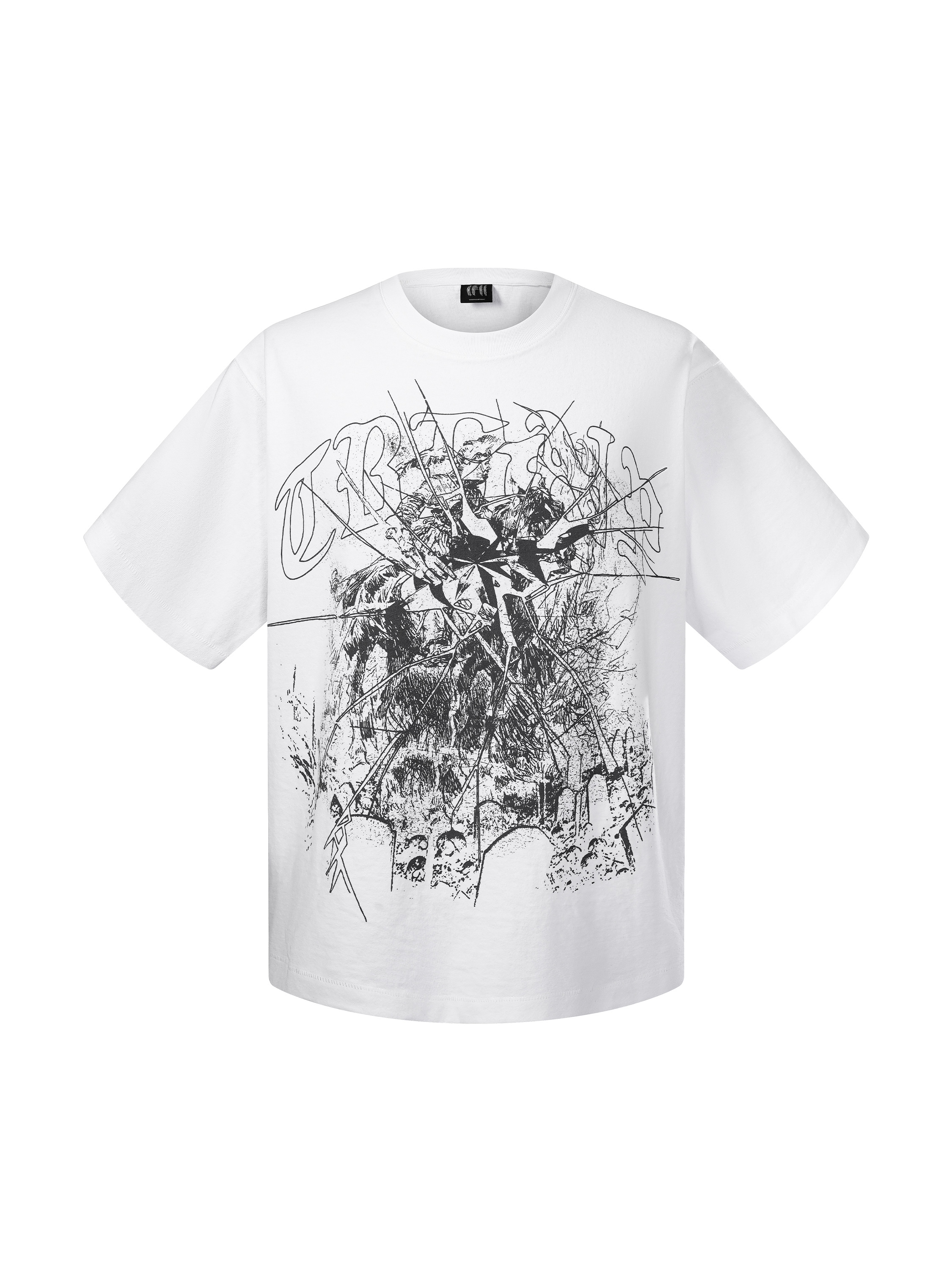 LUMINOUS DAWN BROKEN RUINS PRINT S/S TEE