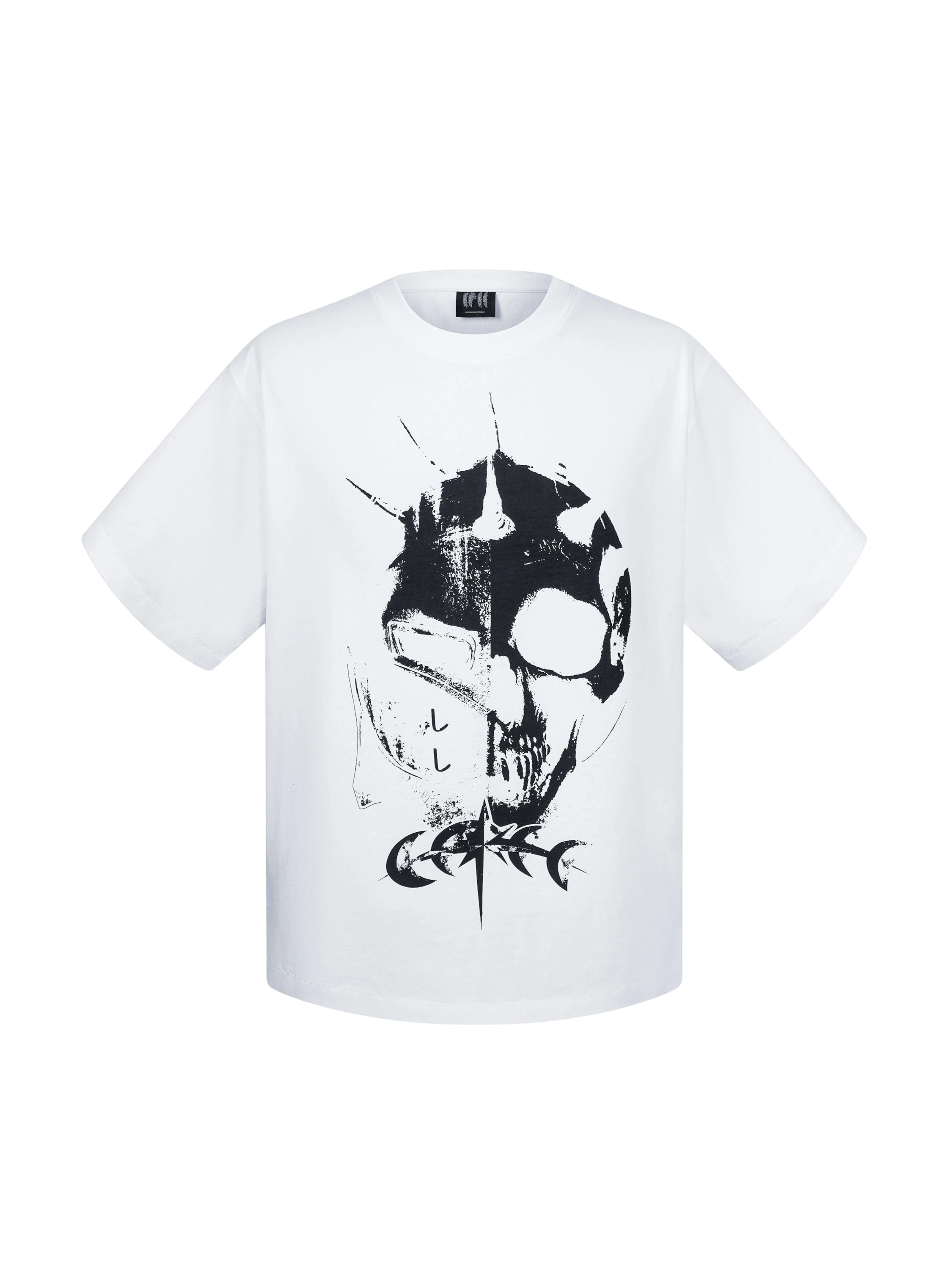 LUMINOUS DAWN GHOST & KNIGHT DISTRESSED T-SHIRT