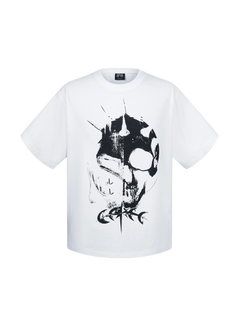TBHNP Luminous Dawn ghost and knight distressed cotton t-shirt — men's streetwear graphic tee