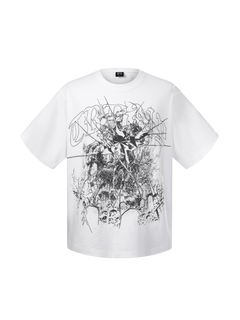 TBHNP Luminous Dawn broken ruins print cotton t-shirt — men's streetwear graphic tee
