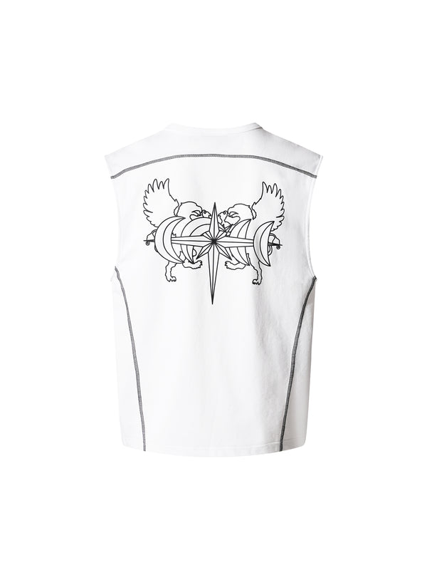 LUMINOUS DAWN DOUBLE-HEADED EAGLE VEST