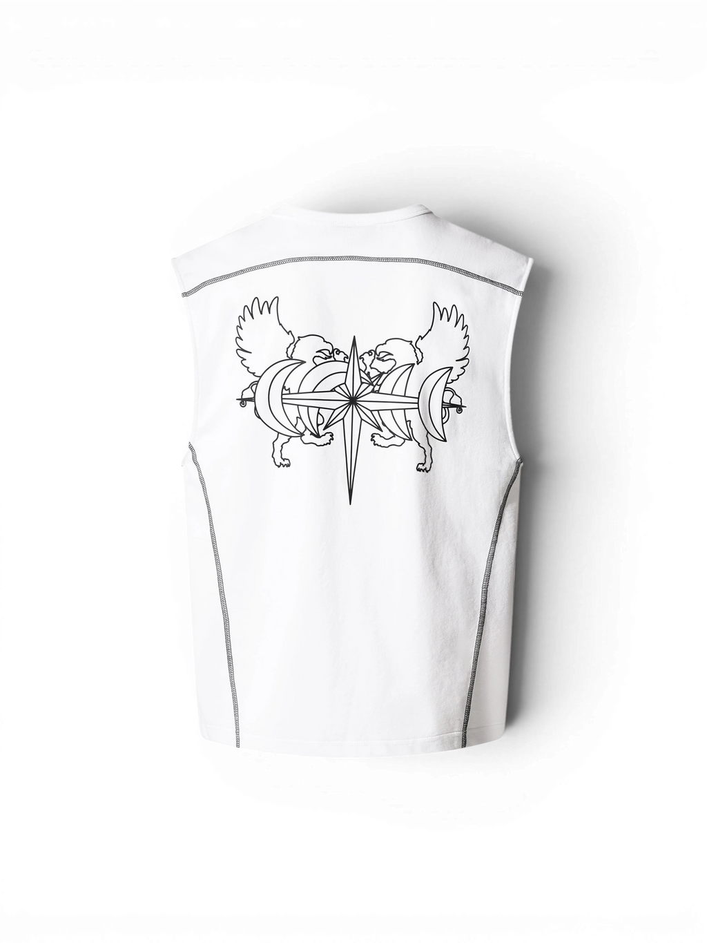 LUMINOUS DAWN DOUBLE-HEADED EAGLE SLEEVELESS TEE