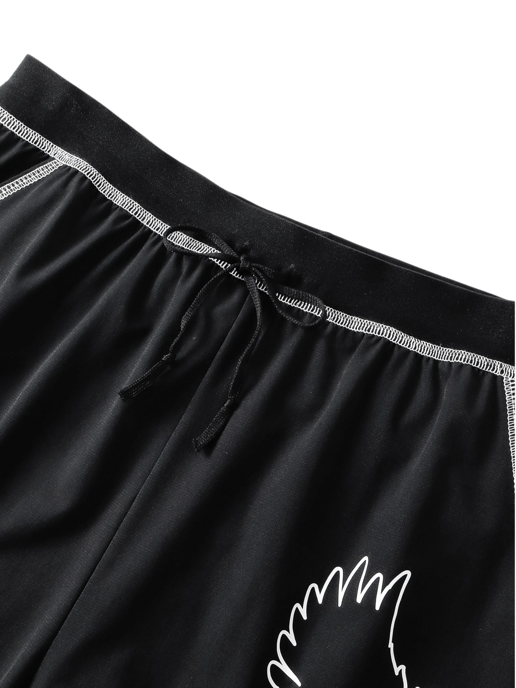 TBHNP Luminous Dawn double-headed eagle layered sports shorts — men's streetwear shorts