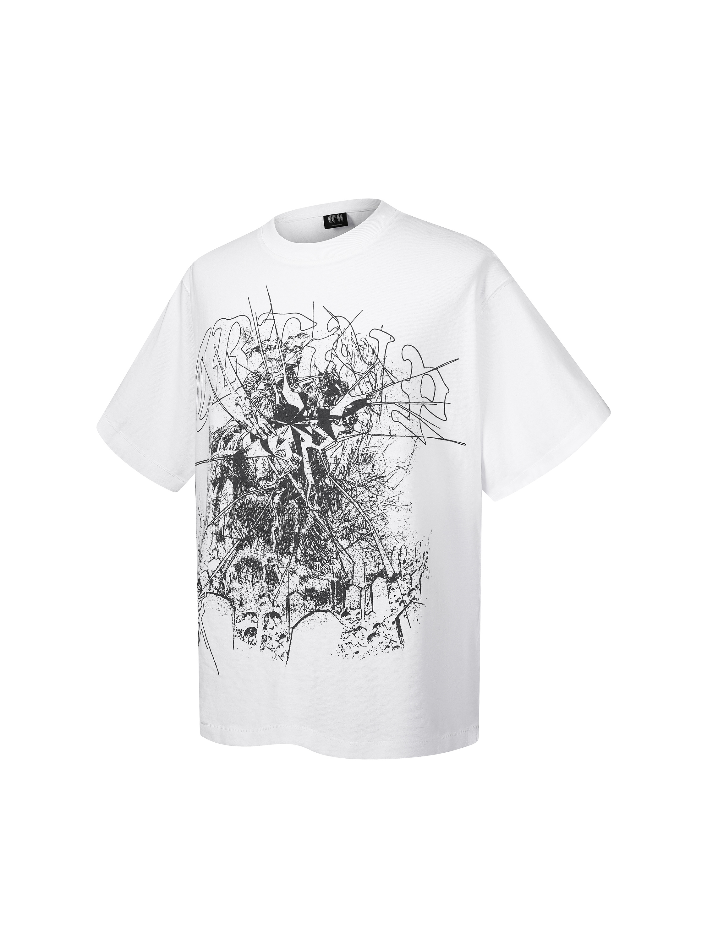 LUMINOUS DAWN BROKEN RUINS PRINT S/S TEE