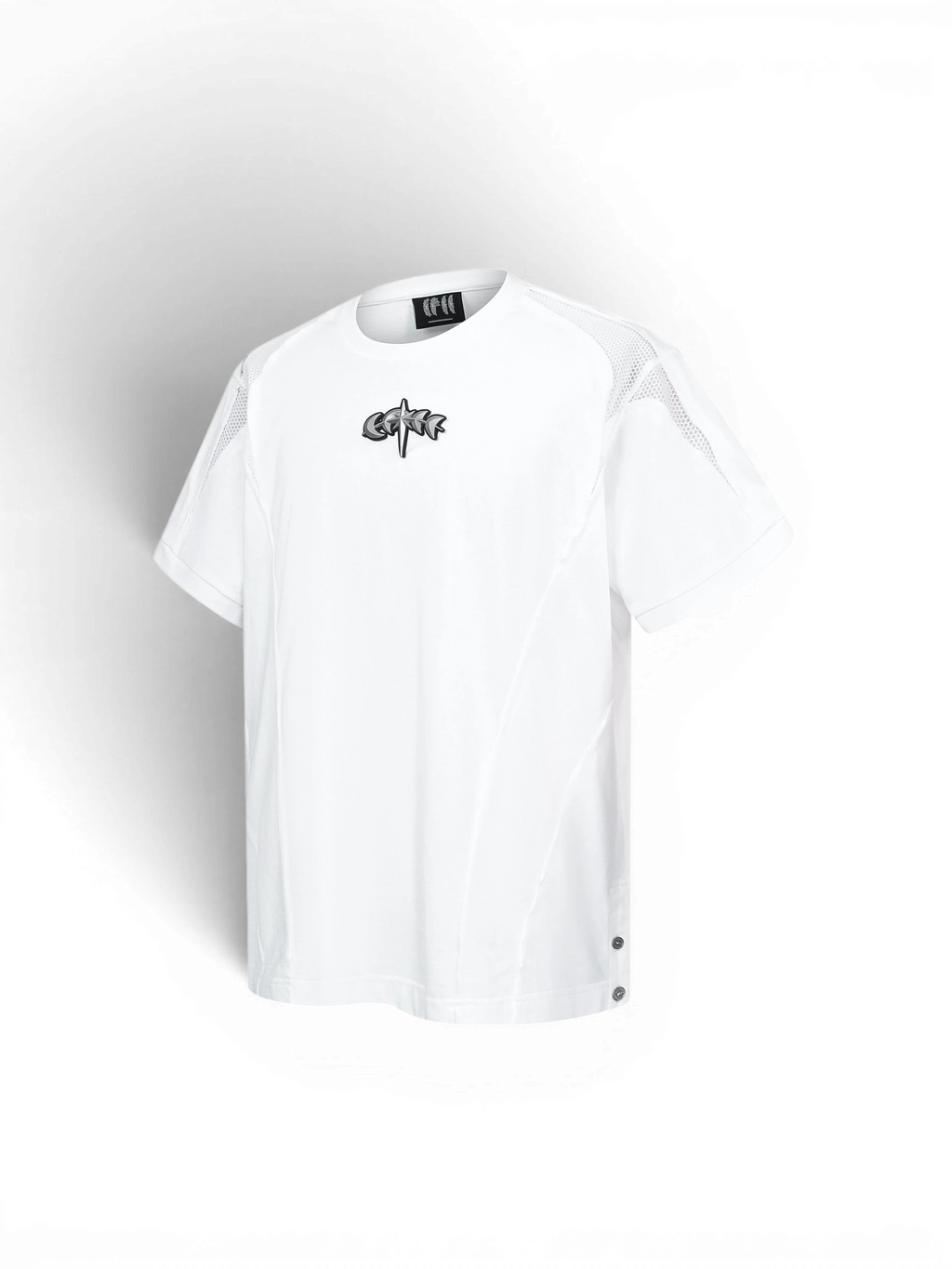 LUMINOUS DAWN SCULPTED STRUCTURED T-SHIRT