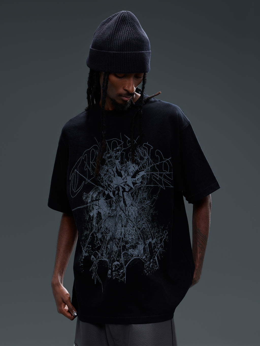LUMINOUS DAWN BROKEN RUINS PRINT S/S TEE