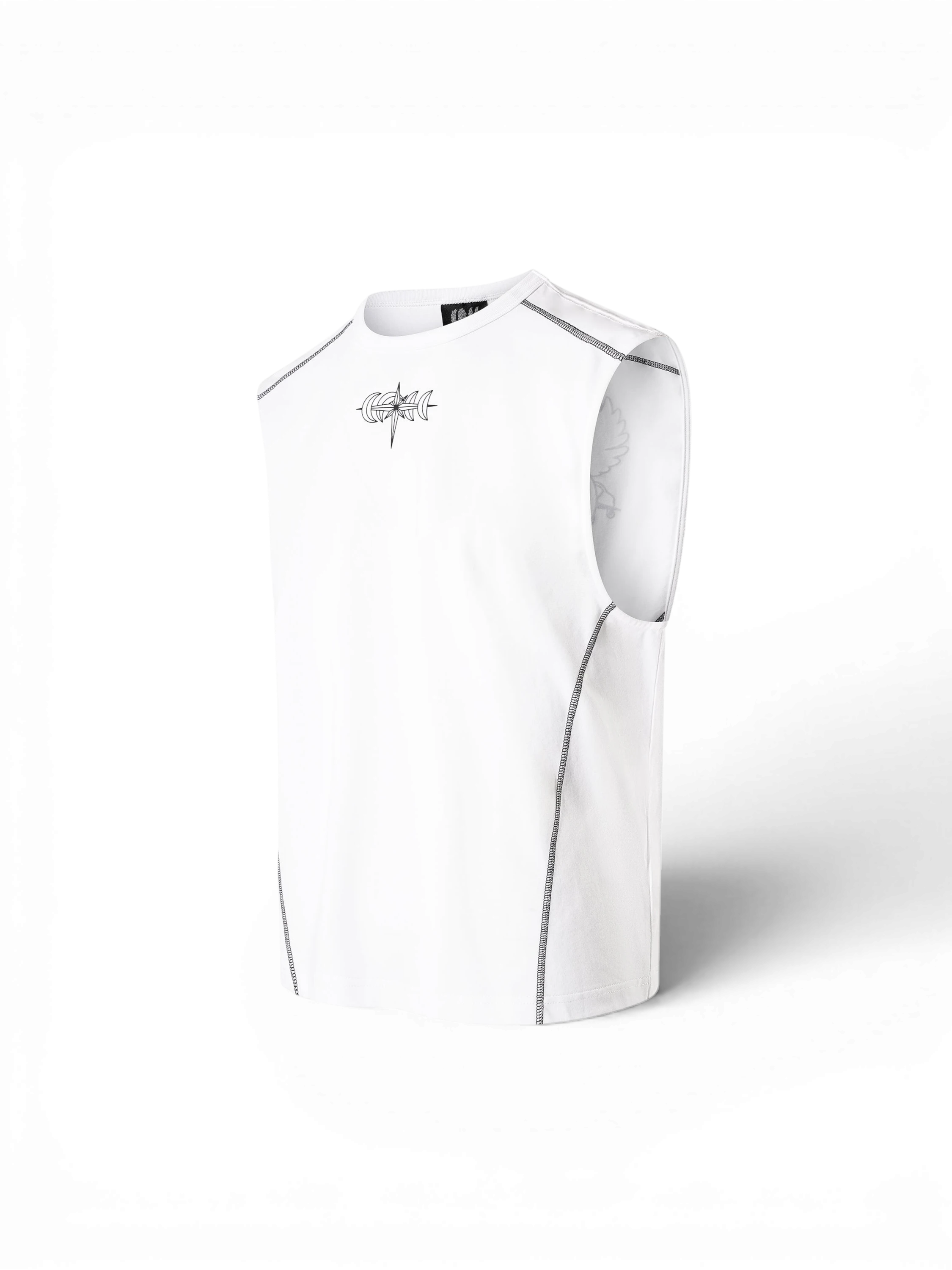 LUMINOUS DAWN DOUBLE-HEADED EAGLE SLEEVELESS TEE