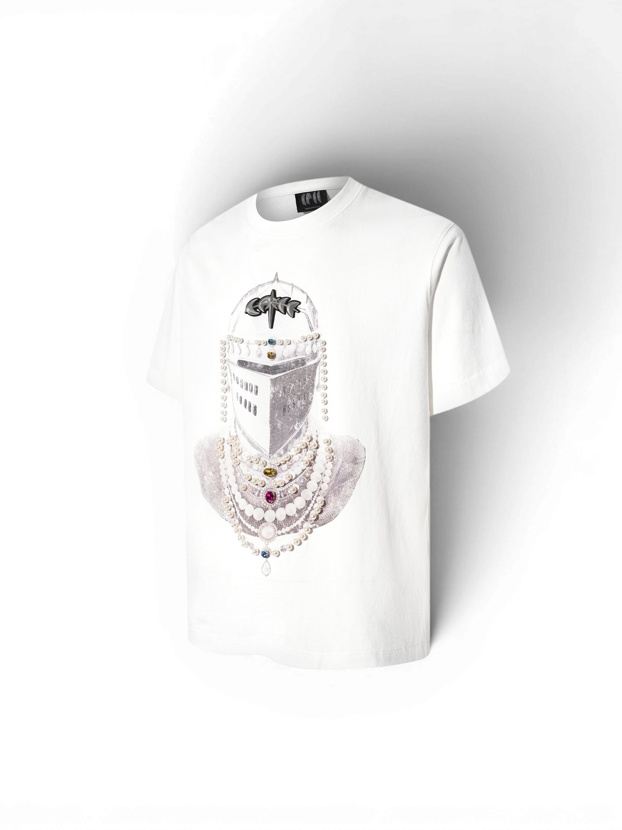 TBHNP Luminous Dawn jewel knight print cotton t-shirt — men's streetwear graphic tee