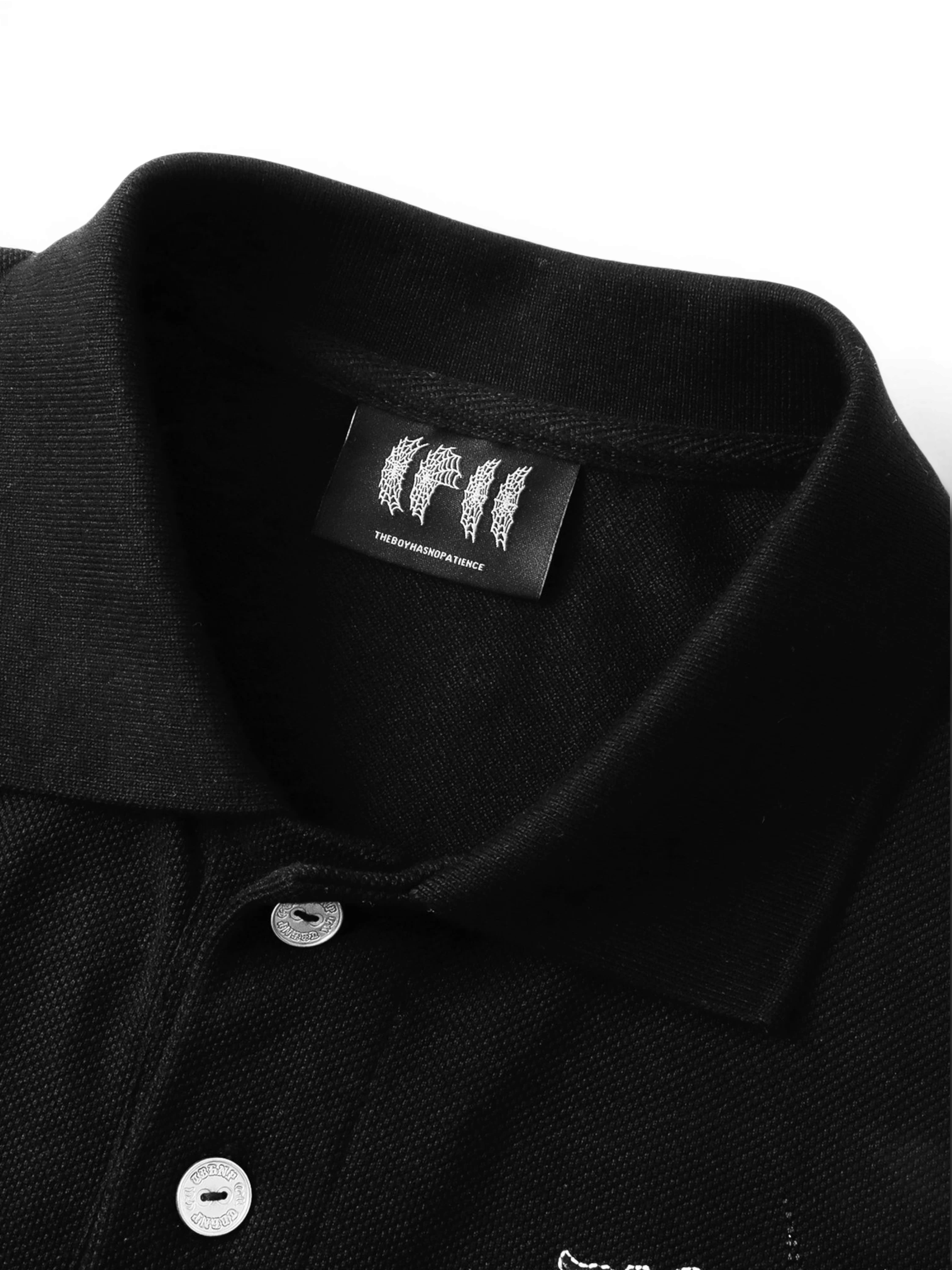 LUMINOUS DAWN DOUBLE-HEADED EAGLE EMBROIDERED POLO