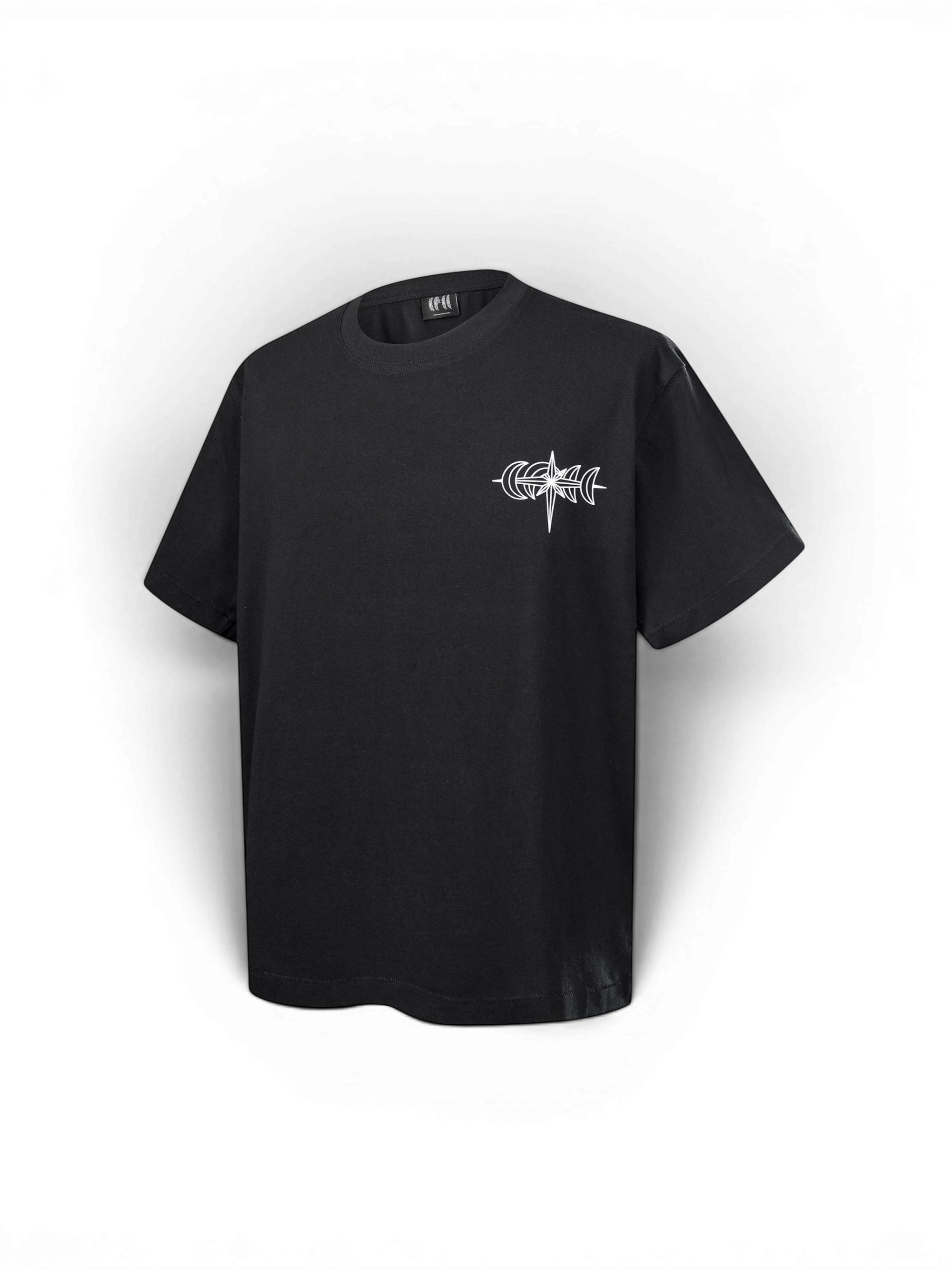 TBHNP Luminous Dawn specter flocked logo cotton t-shirt — men's streetwear graphic tee