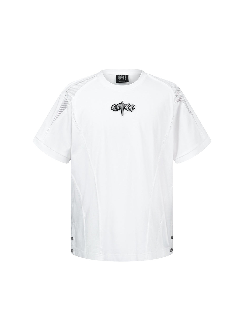 LUMINOUS DAWN SCULPTED STRUCTURED T-SHIRT