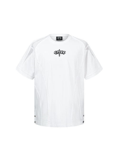TBHNP Luminous Dawn sculpted structured cotton t-shirt — men's streetwear tee