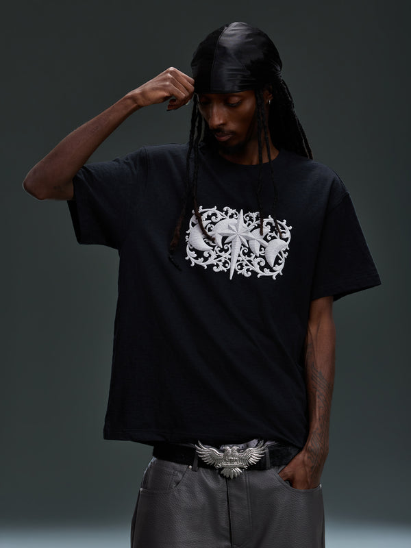 LUMINOUS DAWN BAROQUE PRINT S/S TEE