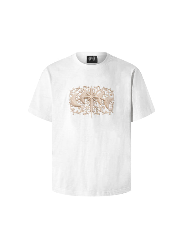 LUMINOUS DAWN BAROQUE PRINT S/S TEE