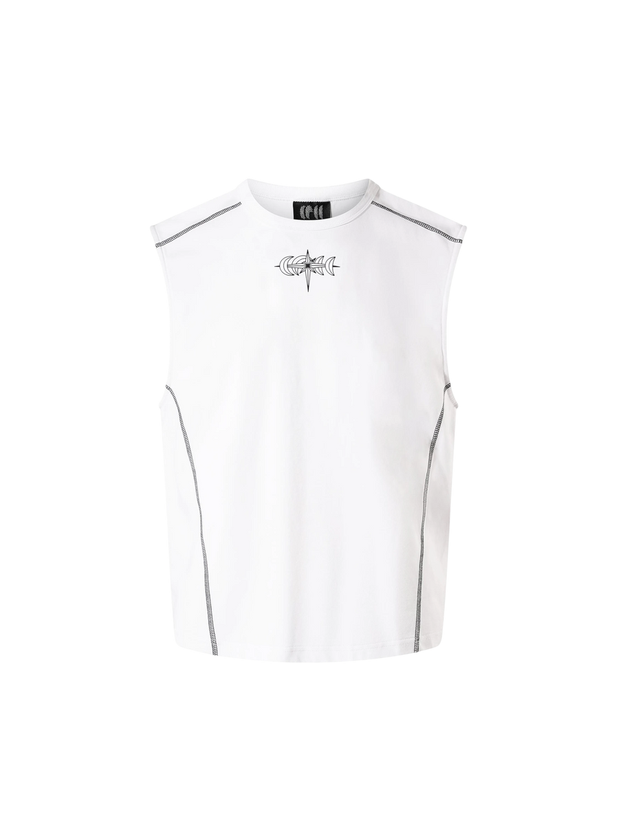 LUMINOUS DAWN DOUBLE-HEADED EAGLE SLEEVELESS TEE