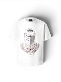 TBHNP Luminous Dawn jewel knight print cotton t-shirt — men's streetwear graphic tee