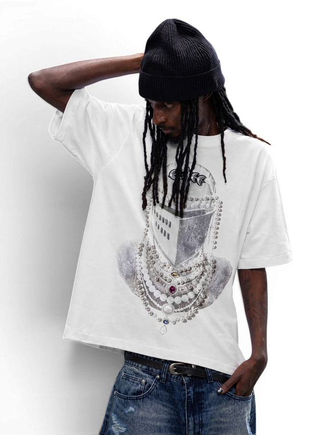 JEWEL KNIGHT PRINT T-SHIRT