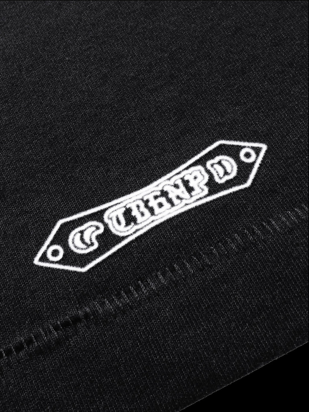 LUMINOUS DAWN SPECTER FLOCKED LOGO T-SHIRT