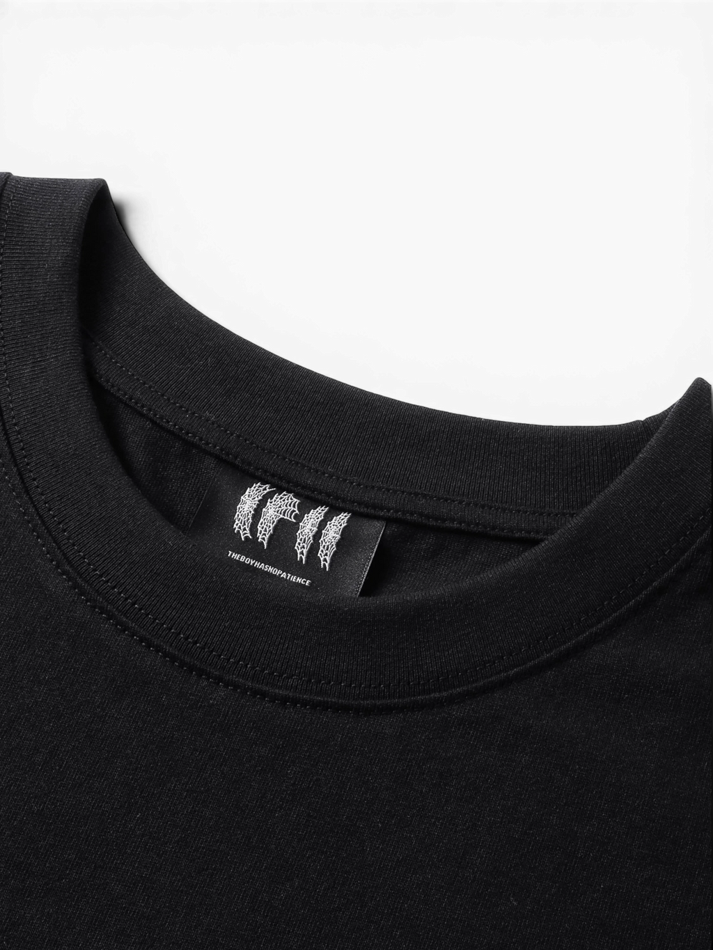 LUMINOUS DAWN LEATHER PATCH LOGO T-SHIRT