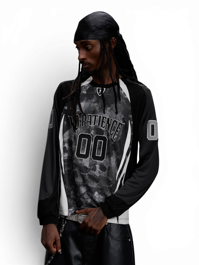 EVIL BAT SKULL-CAMO FOOTBALL JERSEY