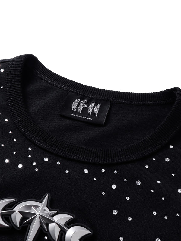 LUMINOUS DAWN DOUBLE-HEADED EAGLE RHINESTONE VEST