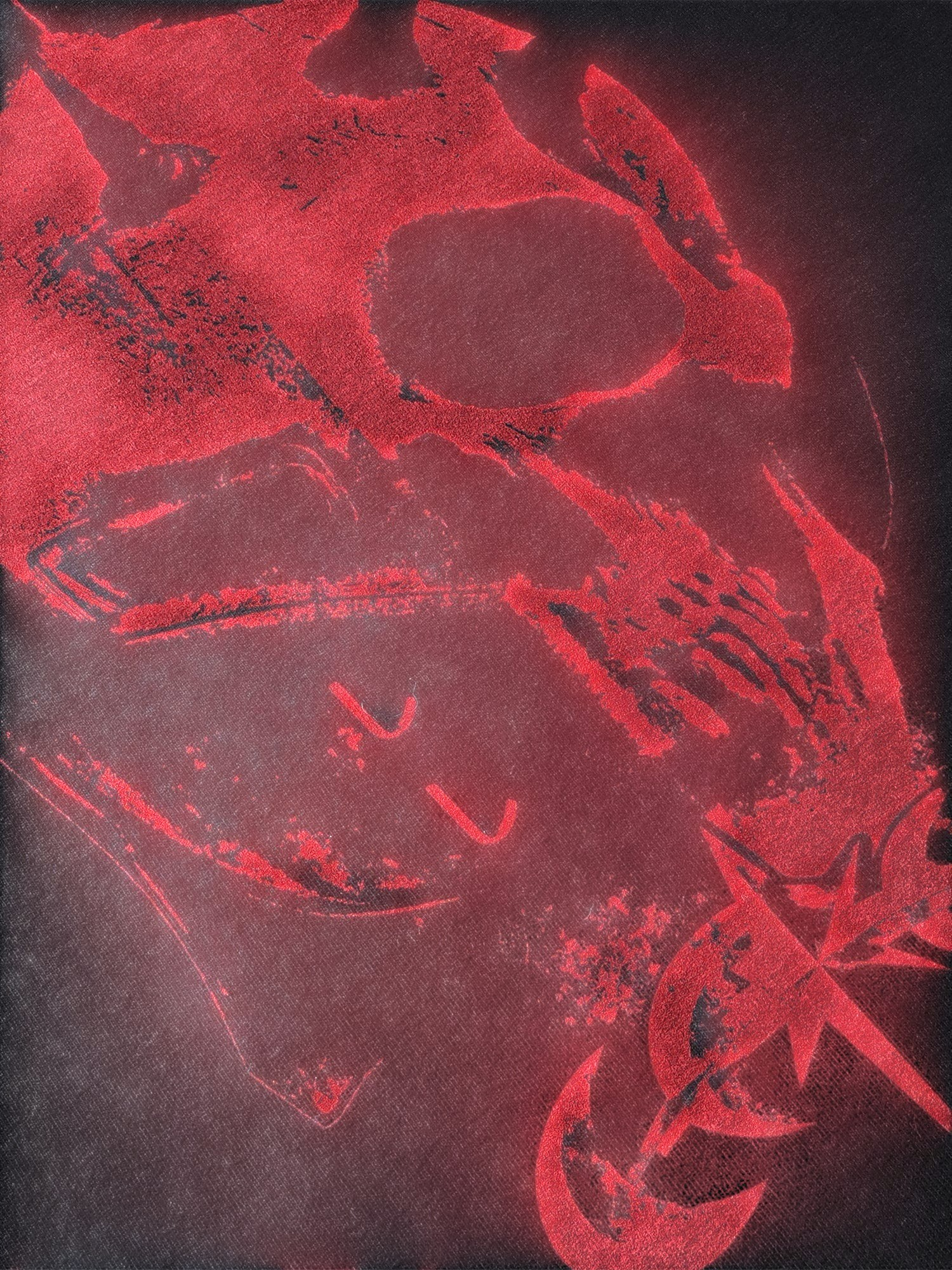 LUMINOUS DAWN GHOST & KNIGHT DISTRESSED T-SHIRT
