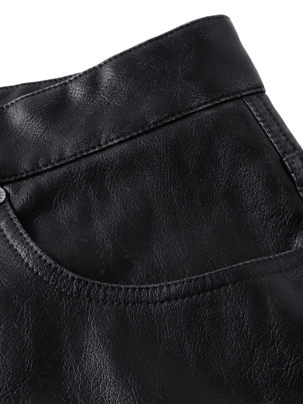 LUMINOUS DAWN KNIGHT&PEGASUS PRINTED LEATHER PANTS