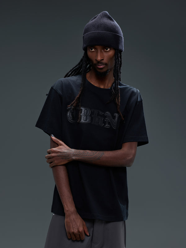 LUMINOUS DAWN LEATHER PATCH S/S TEE