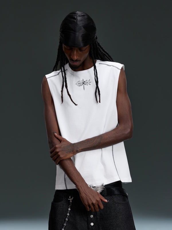 LUMINOUS DAWN DOUBLE-HEADED EAGLE VEST