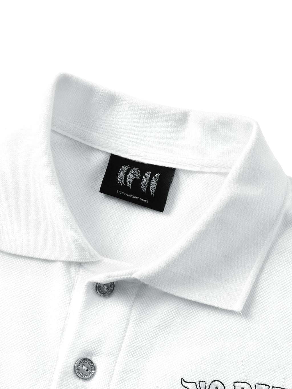 LUMINOUS DAWN DOUBLE-HEADED EAGLE EMBROIDERED POLO SHIRT