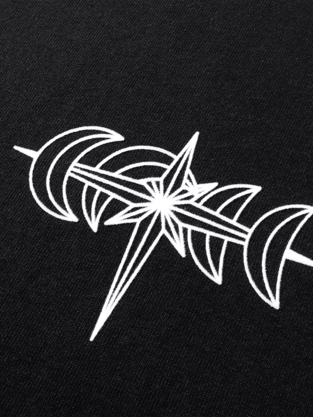 LUMINOUS DAWN SPECTER FLOCKED LOGO T-SHIRT