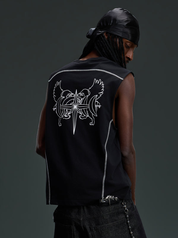 LUMINOUS DAWN DOUBLE-HEADED EAGLE VEST