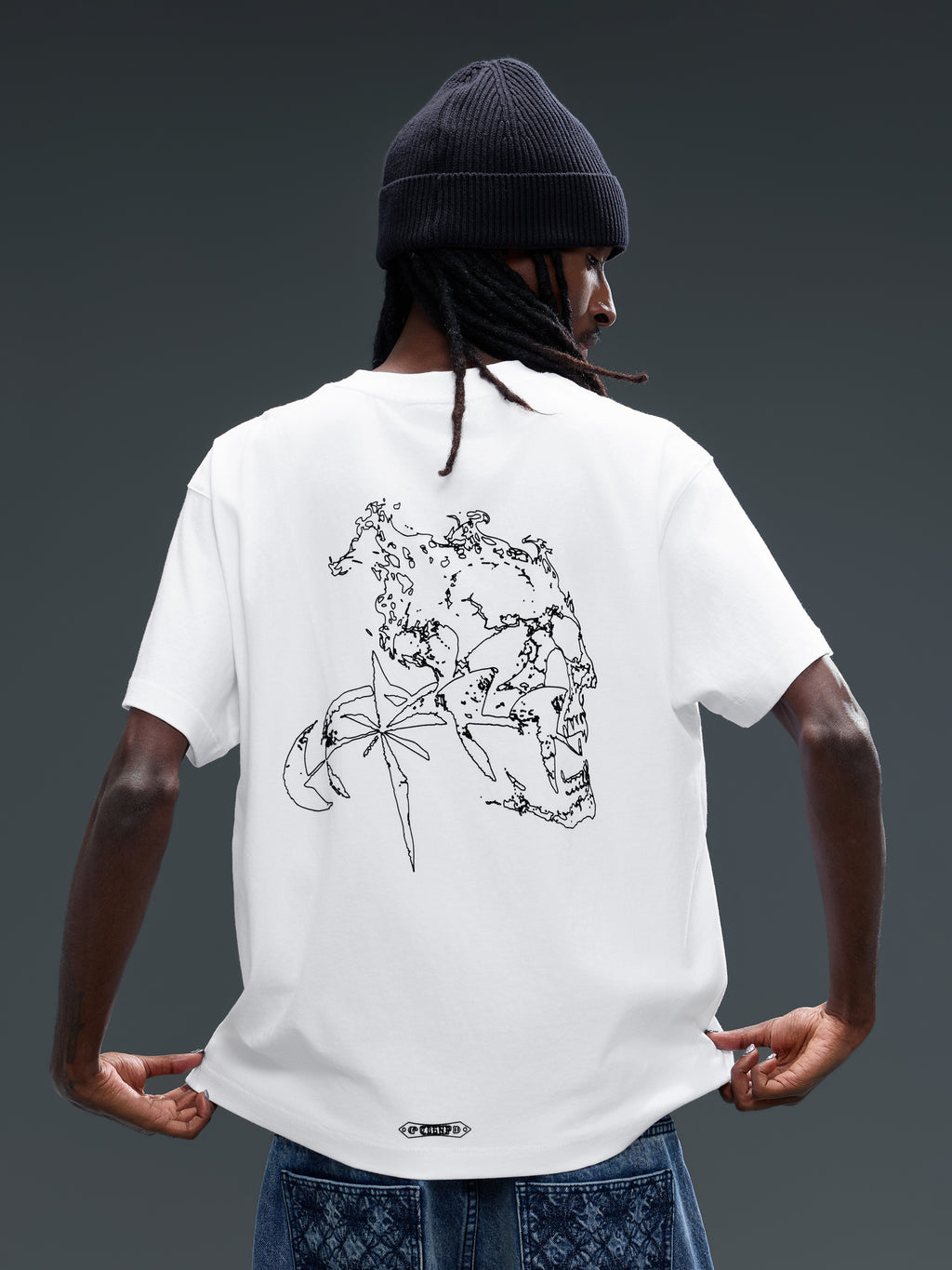 LUMINOUS DAWN SPECTER FLOCKED S/S TEE