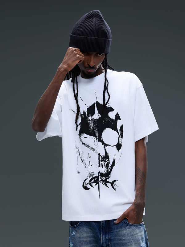 LUMINOUS DAWN GHOST&KNIGHT DISTRESSED S/S TEE