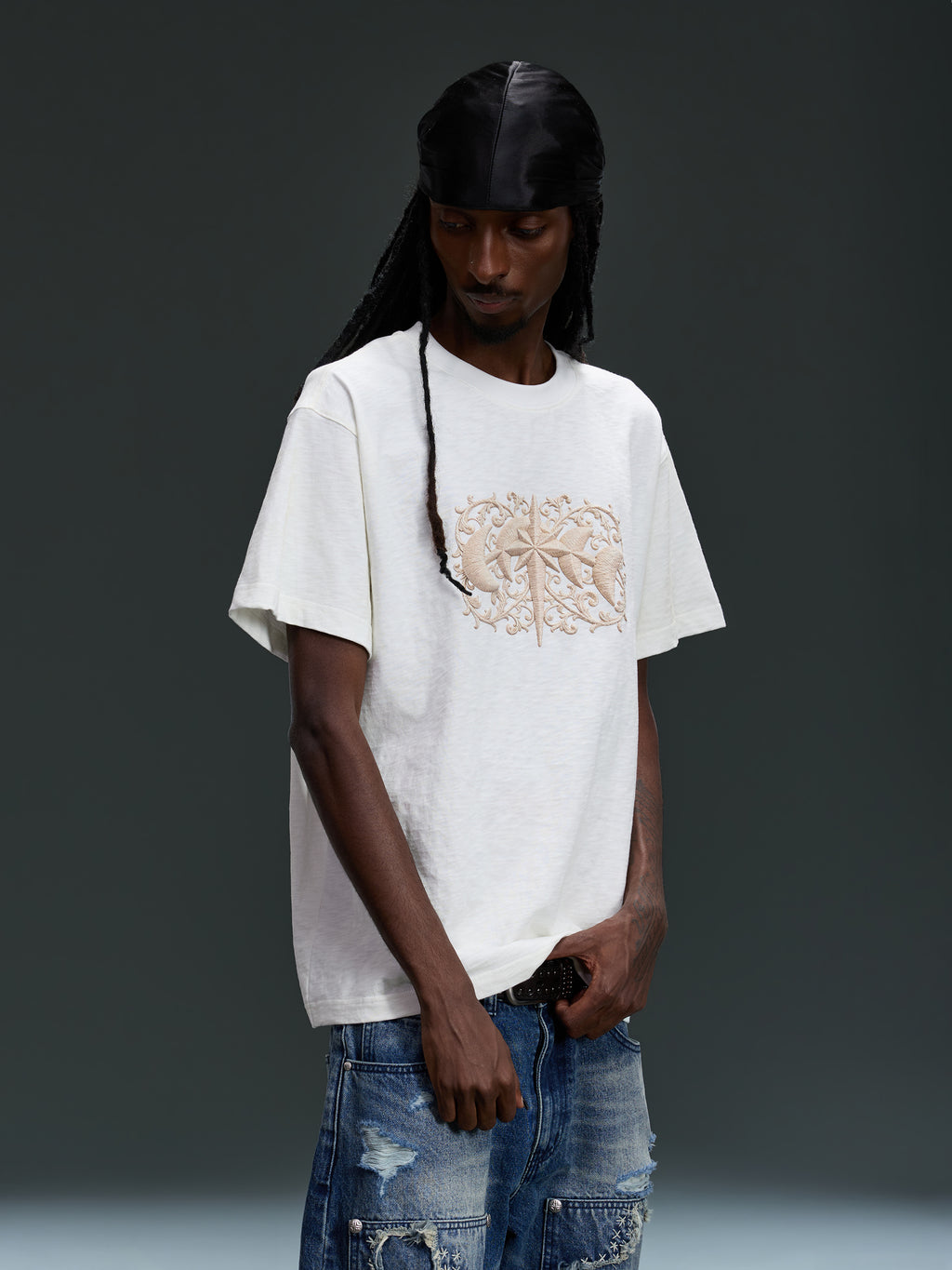 LUMINOUS DAWN BAROQUE PRINT S/S TEE