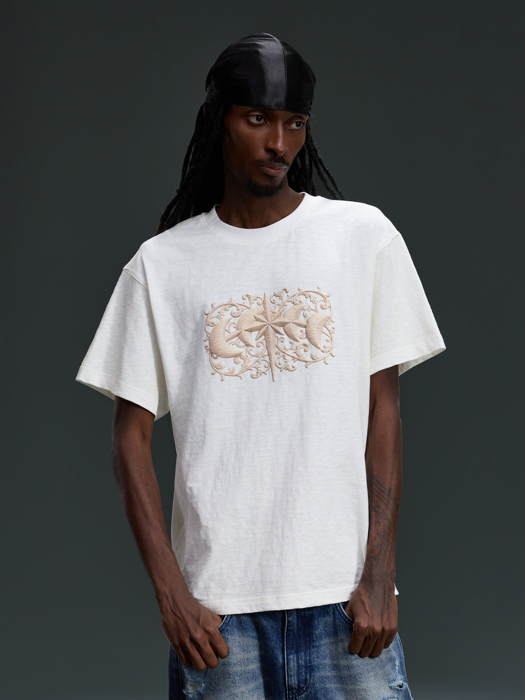 LUMINOUS DAWN BAROQUE PRINT S/S TEE