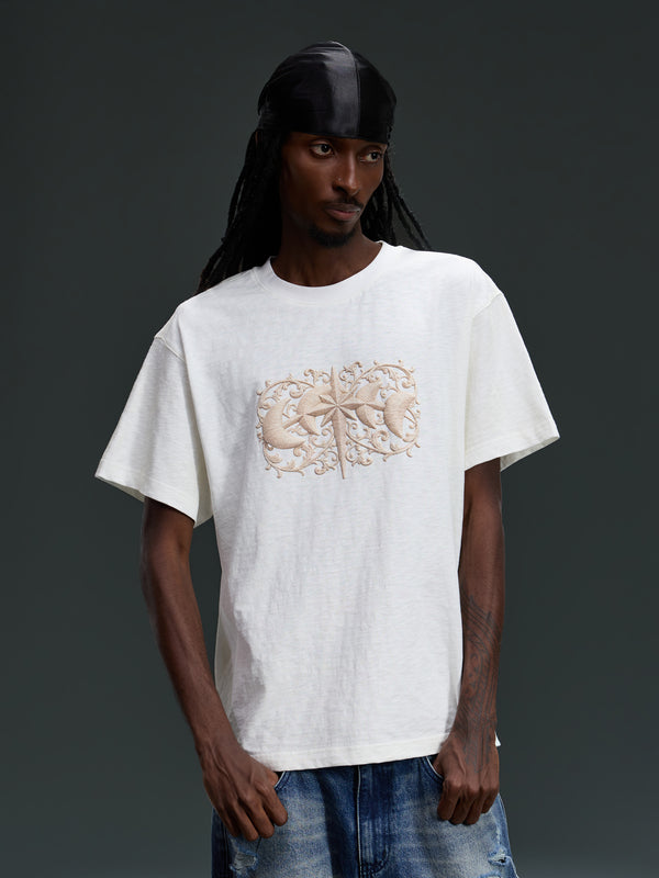 LUMINOUS DAWN BAROQUE PRINT S/S TEE