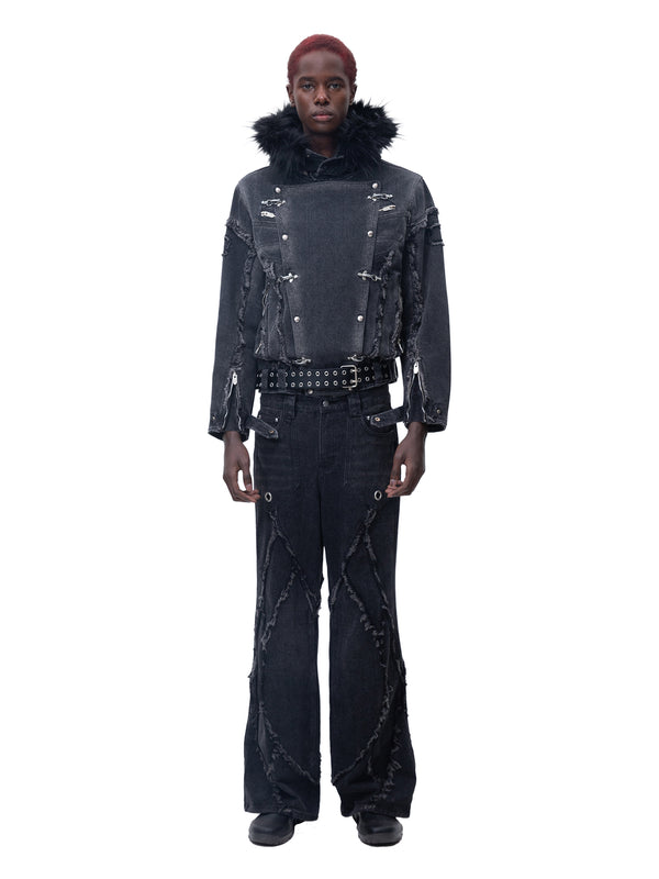 ECLIPSE OF THE BLOOD MOON COBRA PRINT JACKET