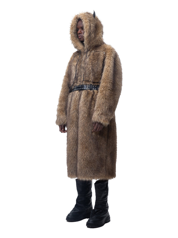 ECLIPSE OF THE BLOOD MOON BOXER FUR COAT