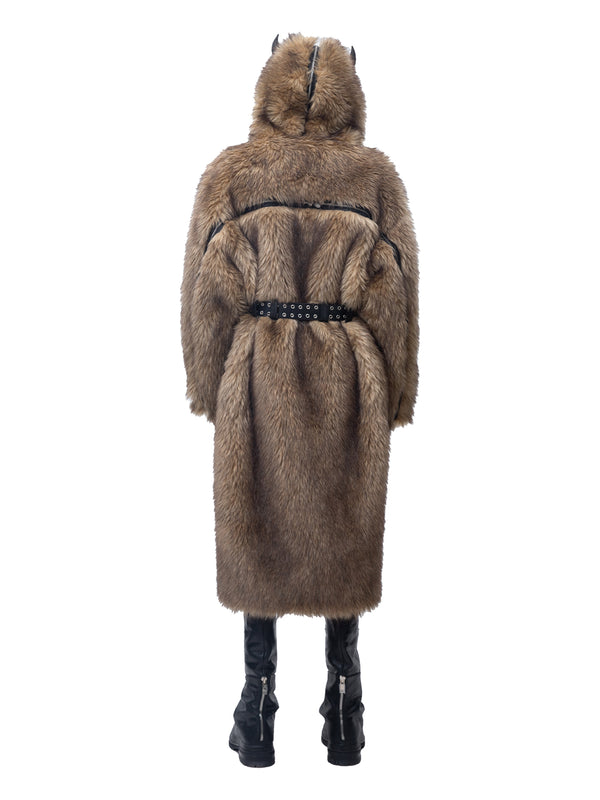 ECLIPSE OF THE BLOOD MOON BOXER FUR COAT