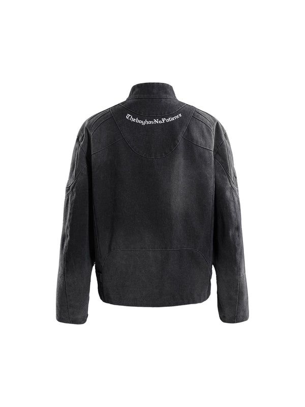 PRINCE OF DARKNESS CANVAS MOTO JACKET